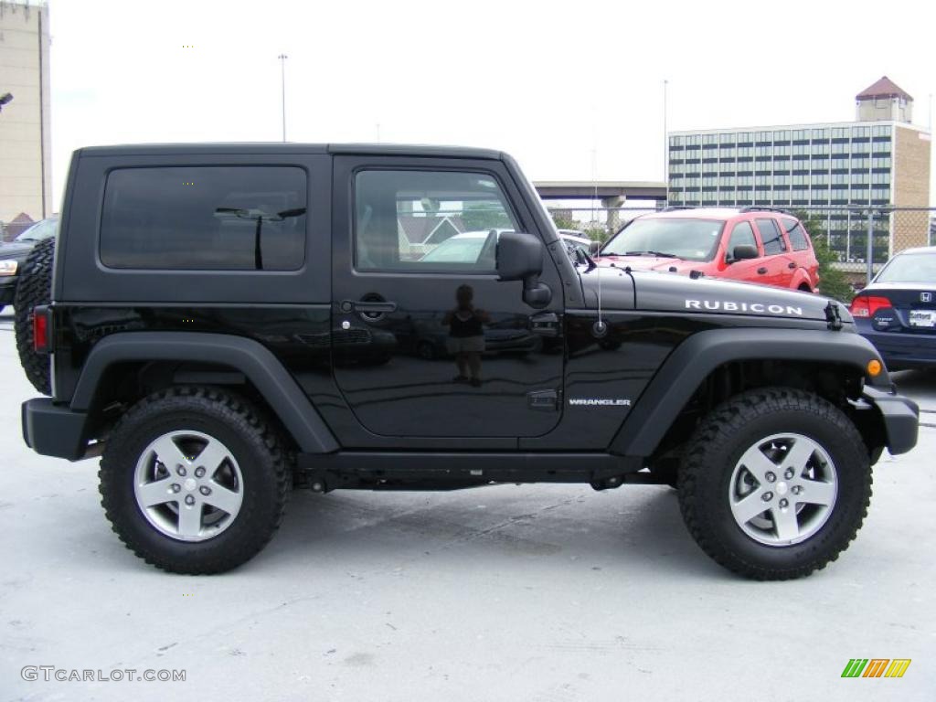 2010 Wrangler Rubicon 4x4 - Black / Dark Slate Gray/Medium Slate Gray photo #4