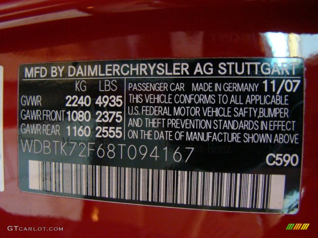 2008 CLK 550 Cabriolet - Mars Red / Stone photo #15