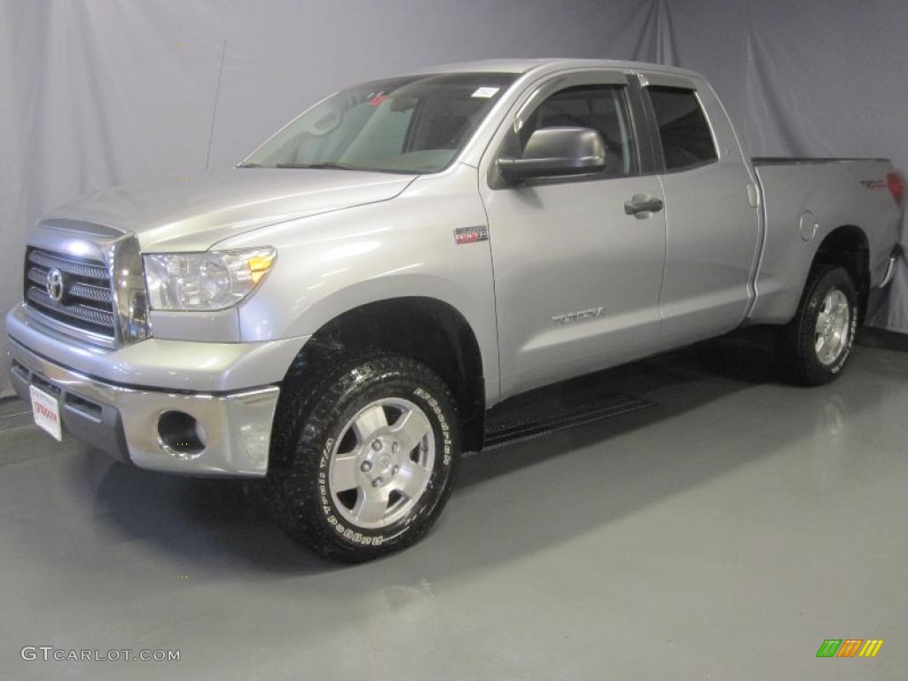 2007 Tundra SR5 TRD Double Cab 4x4 - Silver Sky Metallic / Graphite Gray photo #1