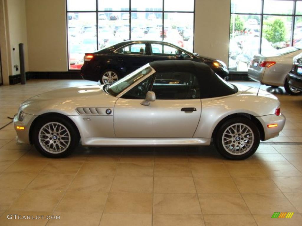 2000 Z3 2.8 Roadster - Titanium Silver Metallic / Black photo #1