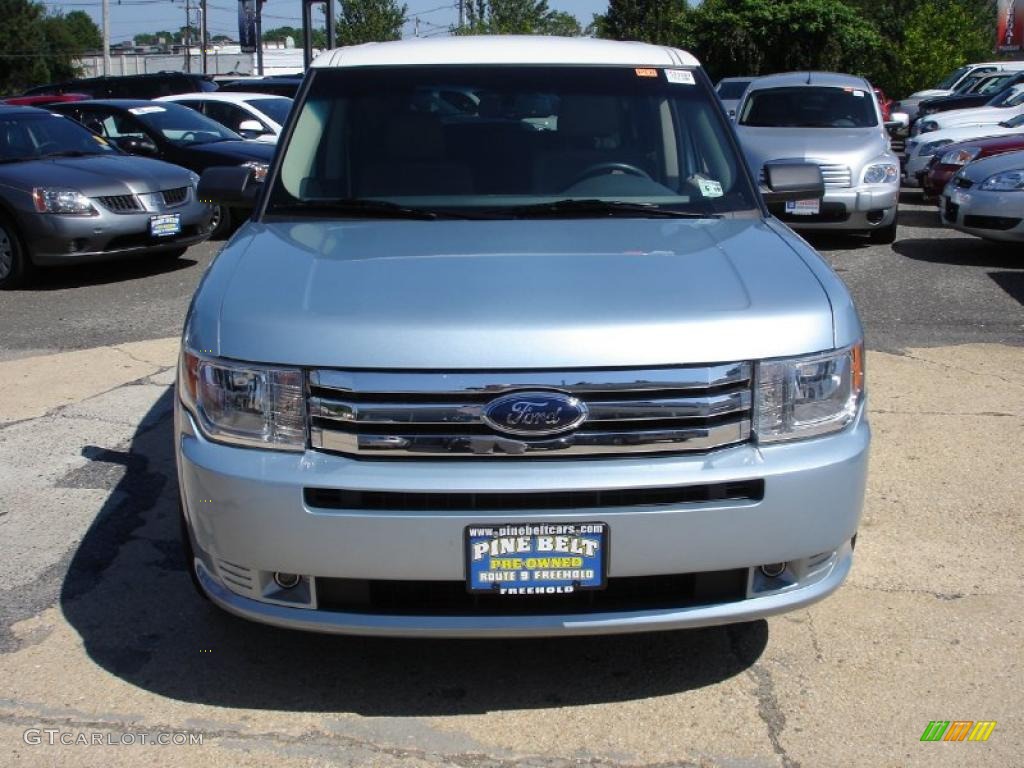 2009 Flex SE - Light Ice Blue Metallic / Medium Light Stone photo #2