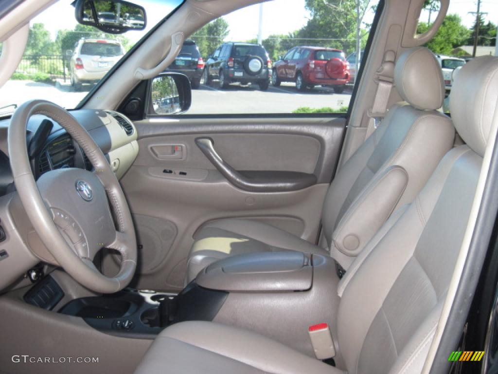 2006 Sequoia SR5 4WD - Black / Taupe photo #9