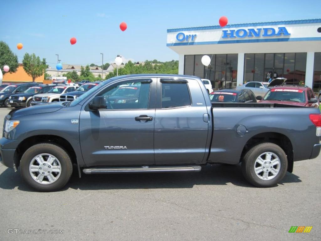 2010 Tundra SR5 Double Cab - Slate Gray Metallic / Graphite Gray photo #2