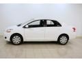 2009 Polar White Toyota Yaris Sedan  photo #4