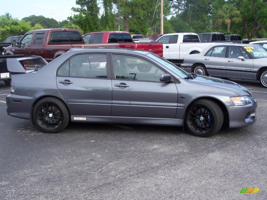 2006 Lancer Evolution IX MR - Graphite Gray / Black Alcantara photo #2