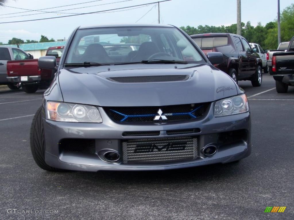 2006 Lancer Evolution IX MR - Graphite Gray / Black Alcantara photo #3