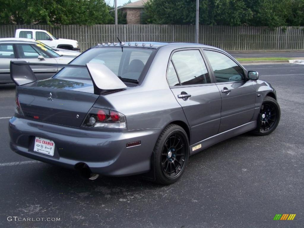 2006 Lancer Evolution IX MR - Graphite Gray / Black Alcantara photo #9