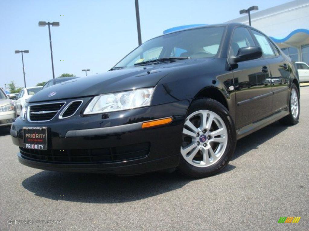 2006 9-3 2.0T Sport Sedan - Black / Slate Gray photo #1