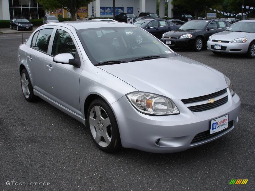 2010 Cobalt LT Sedan - Silver Ice Metallic / Ebony photo #3
