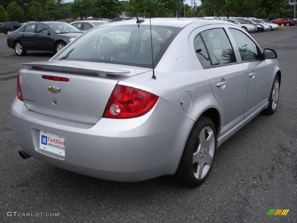 2010 Cobalt LT Sedan - Silver Ice Metallic / Ebony photo #4