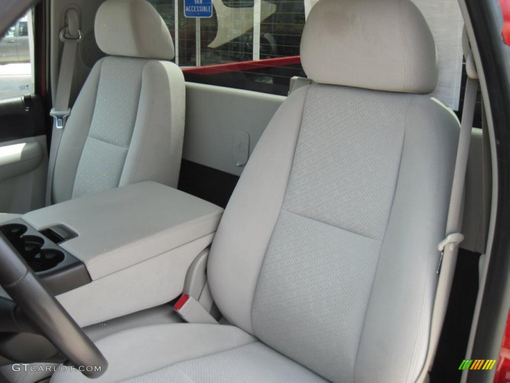 2008 Silverado 1500 LT Regular Cab 4x4 - Victory Red / Light Titanium/Ebony Accents photo #7