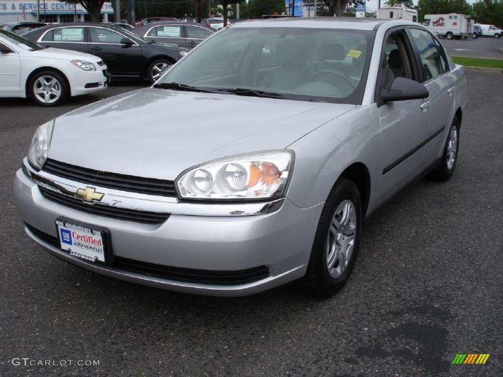 2005 Malibu Sedan - Galaxy Silver Metallic / Gray photo #1