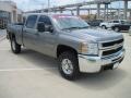 2008 Graystone Metallic Chevrolet Silverado 2500HD LT Crew Cab 4x4  photo #2