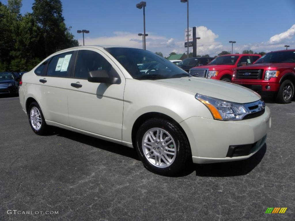 2010 Focus SE Sedan - Natural Neutral Metallic / Charcoal Black photo #1