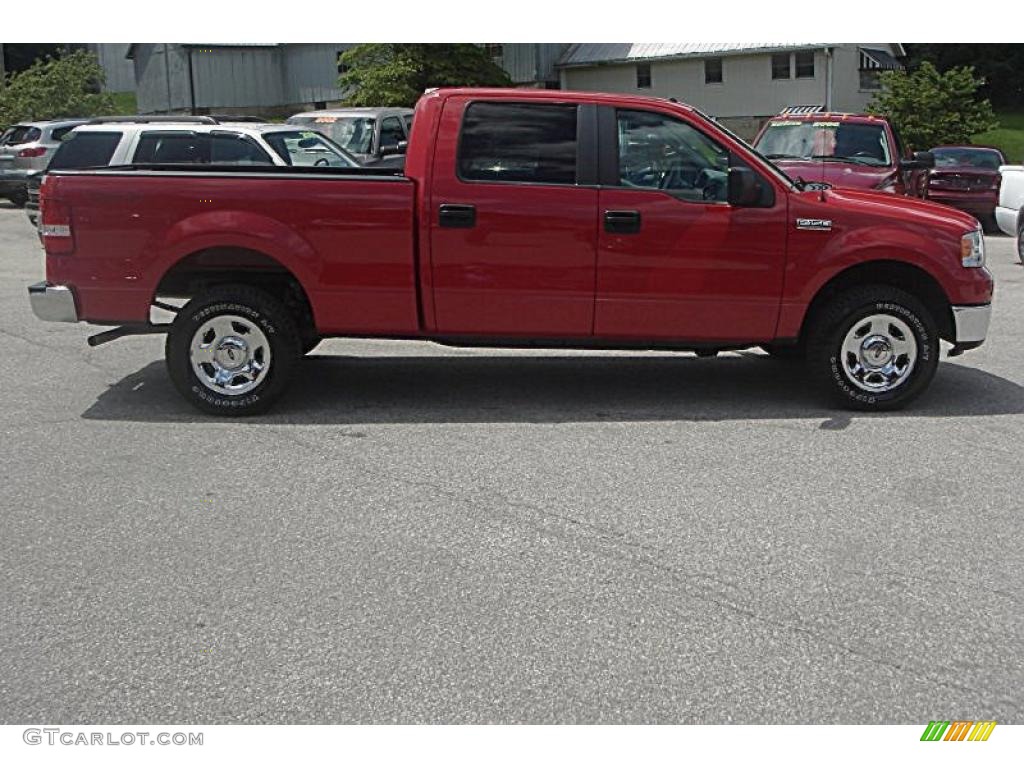 Bright Red Ford F150