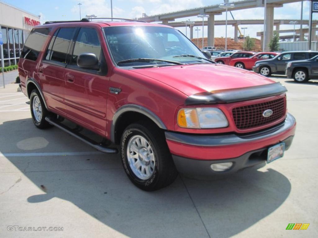 2000 Expedition XLT - Laser Red / Medium Graphite photo #2