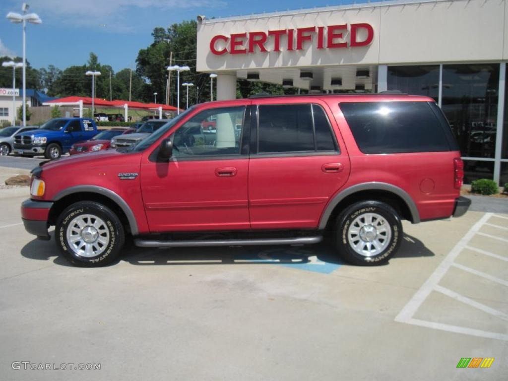 2000 Expedition XLT - Laser Red / Medium Graphite photo #3