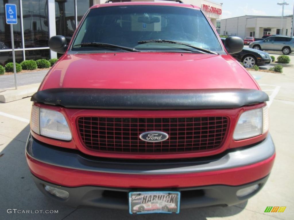2000 Expedition XLT - Laser Red / Medium Graphite photo #5