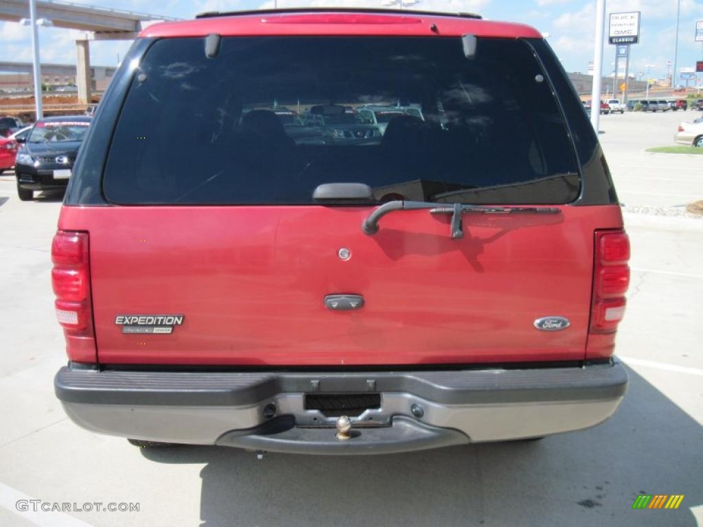 2000 Expedition XLT - Laser Red / Medium Graphite photo #6