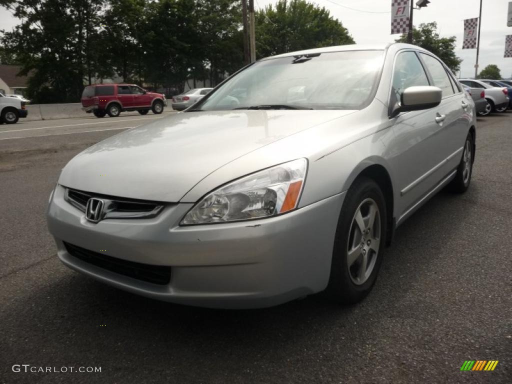 2005 Accord Hybrid Sedan - Silver Frost Metallic / Gray photo #1