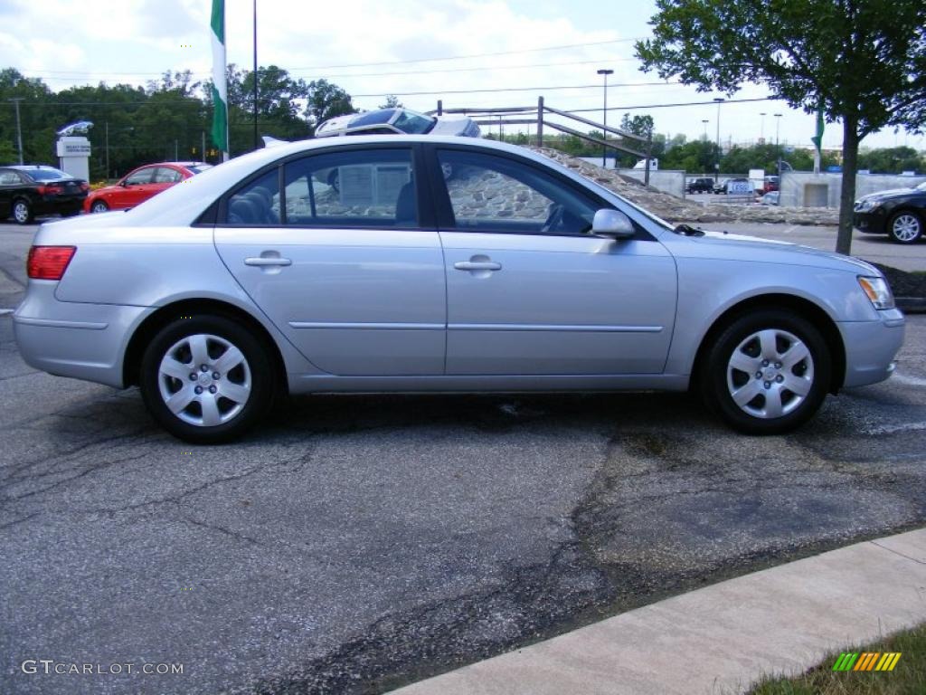 2010 Sonata GLS - Radiant Silver / Gray photo #6