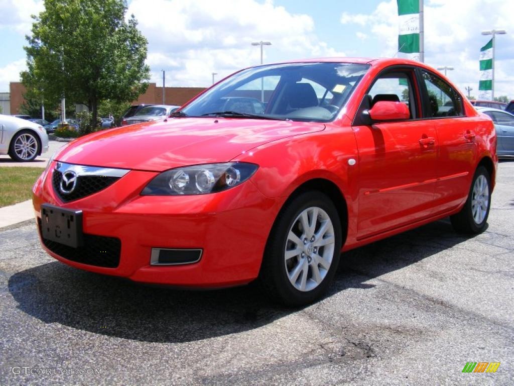 True Red Mazda MAZDA3