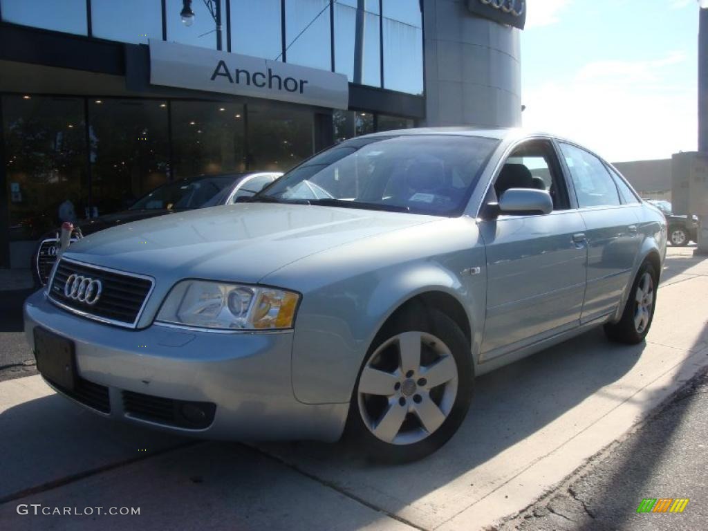 2002 A6 3.0 quattro Sedan - Crystal Blue Metallic / Ebony Black photo #1