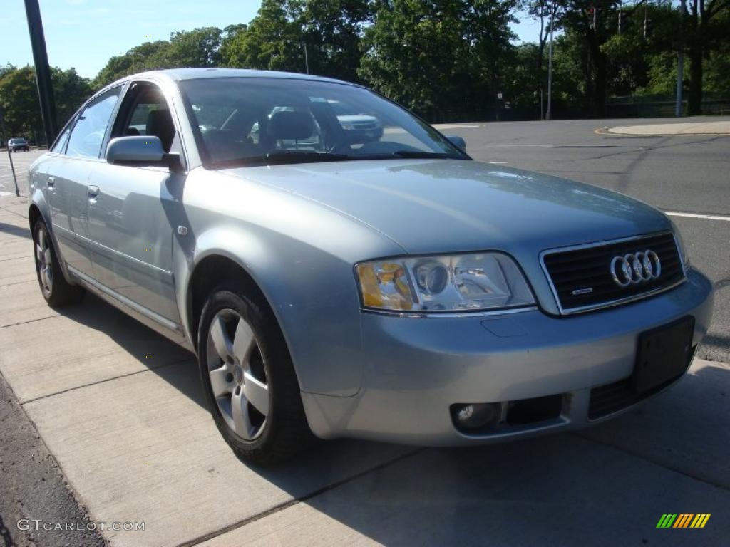 2002 A6 3.0 quattro Sedan - Crystal Blue Metallic / Ebony Black photo #5