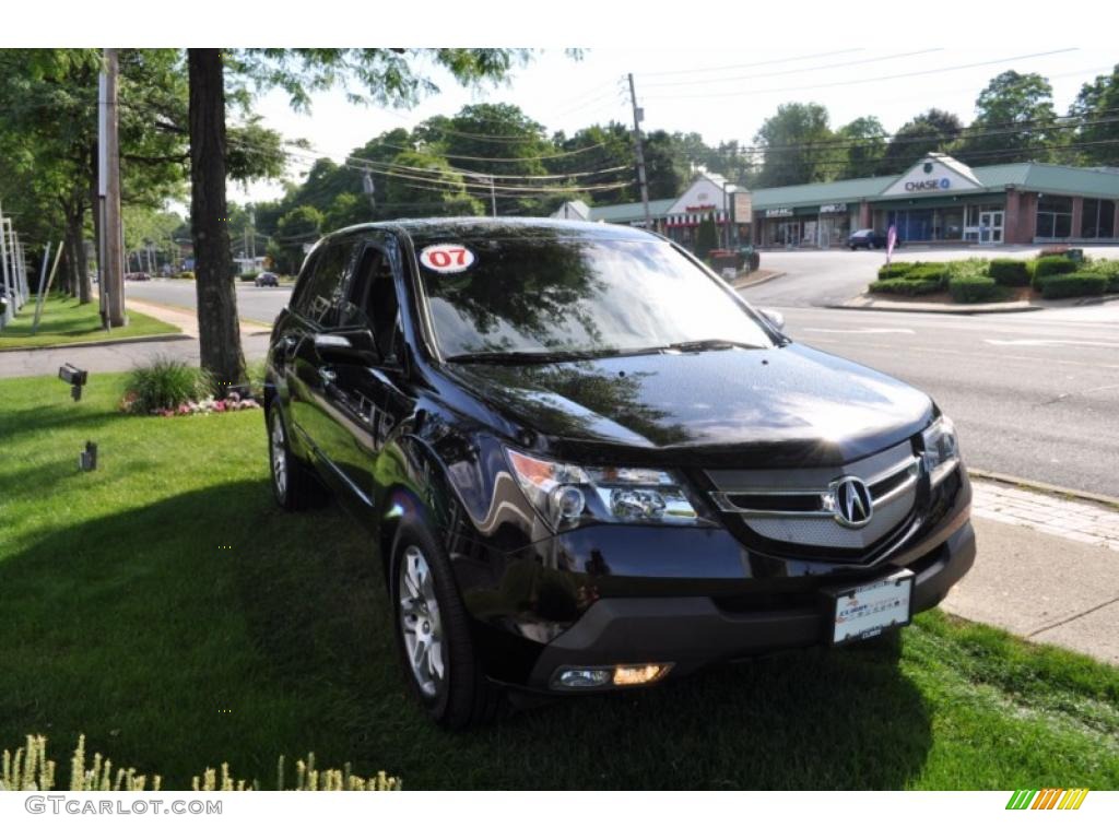 2007 MDX  - Formal Black Pearl / Ebony photo #4