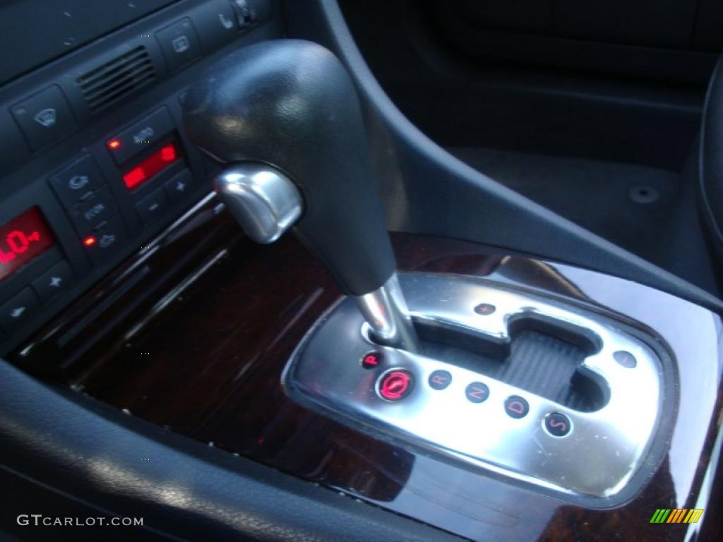 2002 A6 3.0 quattro Sedan - Crystal Blue Metallic / Ebony Black photo #12