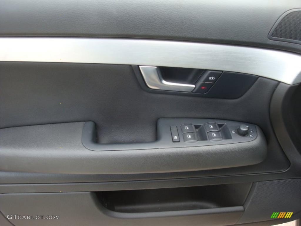 2007 A4 2.0T quattro Sedan - Dolphin Gray Metallic / Ebony photo #8