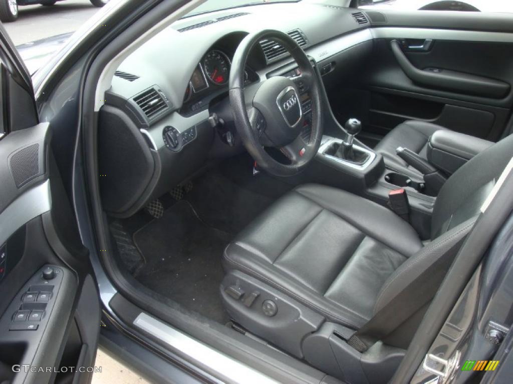 2007 A4 2.0T quattro Sedan - Dolphin Gray Metallic / Ebony photo #10