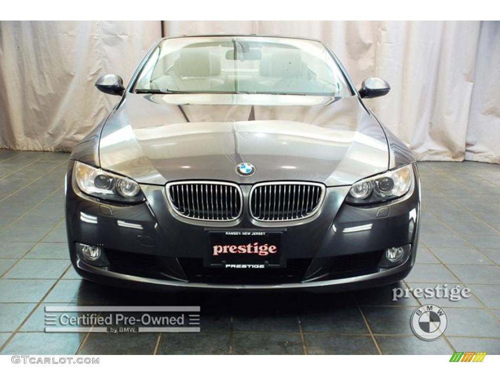 2008 3 Series 328i Convertible - Sparkling Graphite Metallic / Gray photo #6