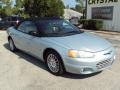 2002 Sterling Blue Satin Glow Chrysler Sebring Limited Convertible  photo #10