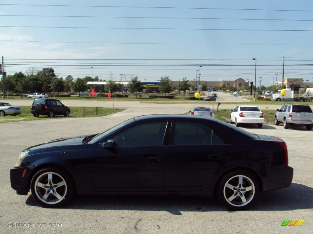 2003 CTS Sedan - Blue Onyx / Light Neutral photo #2