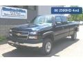 2006 Dark Blue Metallic Chevrolet Silverado 2500HD Work Truck Extended Cab 4x4  photo #1