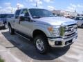 2011 Ingot Silver Metallic Ford F350 Super Duty XLT Crew Cab 4x4  photo #1