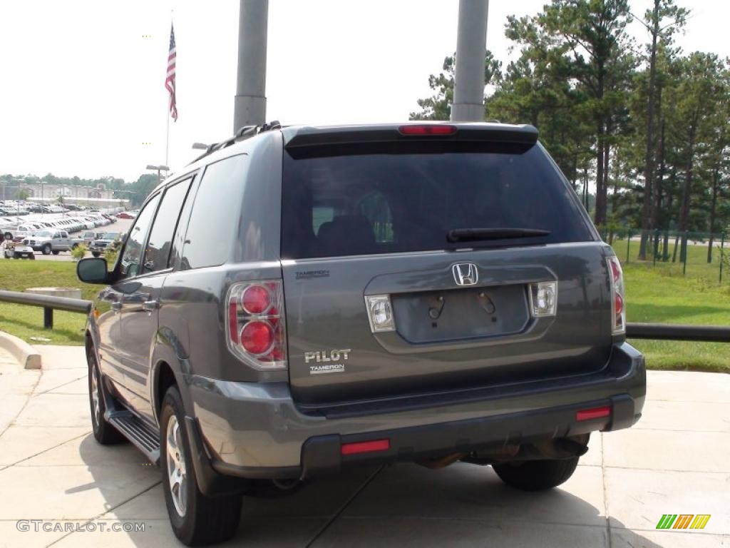 2007 Pilot EX-L - Nimbus Gray Metallic / Gray photo #8