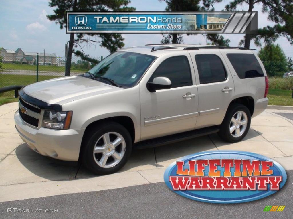 2007 Tahoe LTZ - Gold Mist Metallic / Ebony photo #1