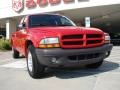 Flame Red - Dakota SXT Club Cab Photo No. 1