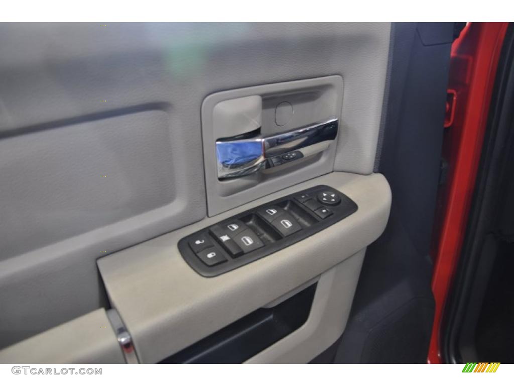 2010 Ram 1500 SLT Quad Cab - Inferno Red Crystal Pearl / Dark Slate/Medium Graystone photo #5