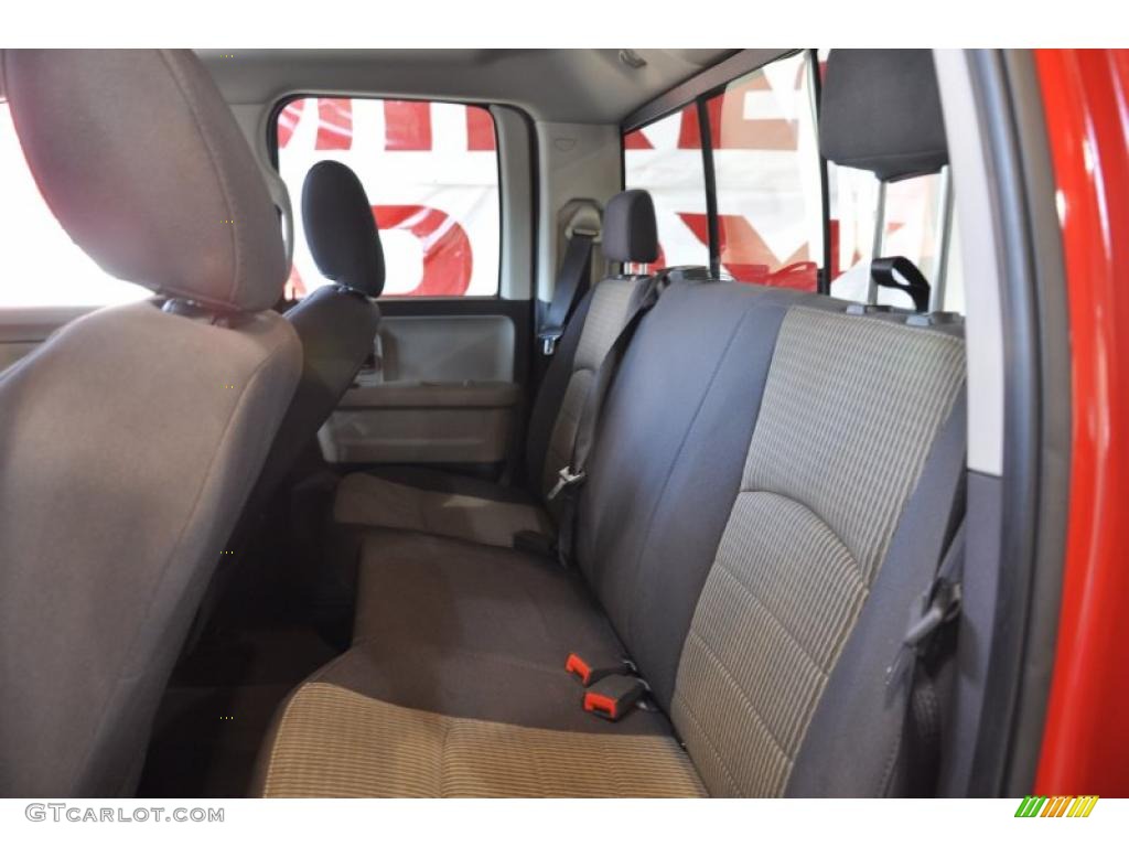 2010 Ram 1500 SLT Quad Cab - Inferno Red Crystal Pearl / Dark Slate/Medium Graystone photo #12
