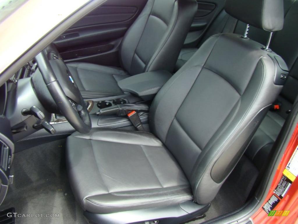 2008 1 Series 128i Coupe - Sedona Red Metallic / Black photo #8