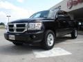 2008 Brilliant Black Dodge Dakota SLT Crew Cab 4x4  photo #7