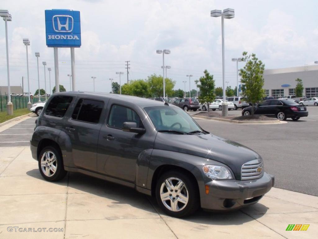 2009 HHR LT - Dark Gray Metallic / Gray photo #3