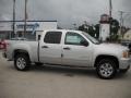 2010 Pure Silver Metallic GMC Sierra 1500 SLE Crew Cab 4x4  photo #1