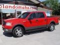 2005 Bright Red Ford F150 FX4 SuperCrew 4x4  photo #3