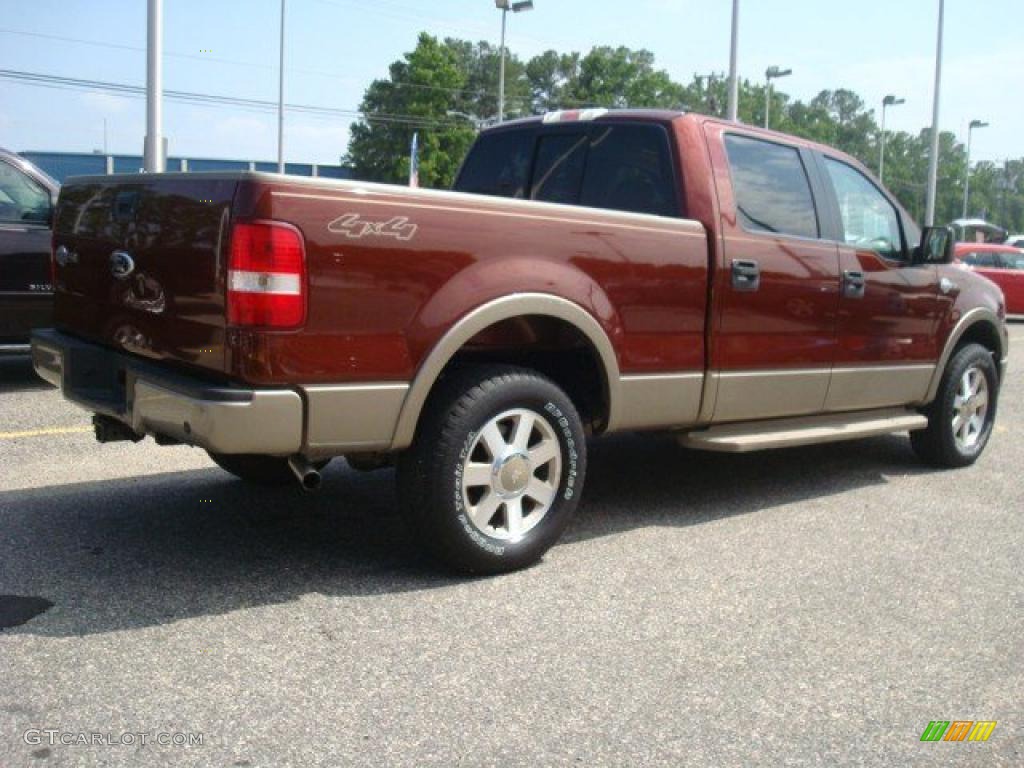 2006 F150 King Ranch SuperCrew 4x4 - Dark Copper Metallic / Castano Brown Leather photo #5