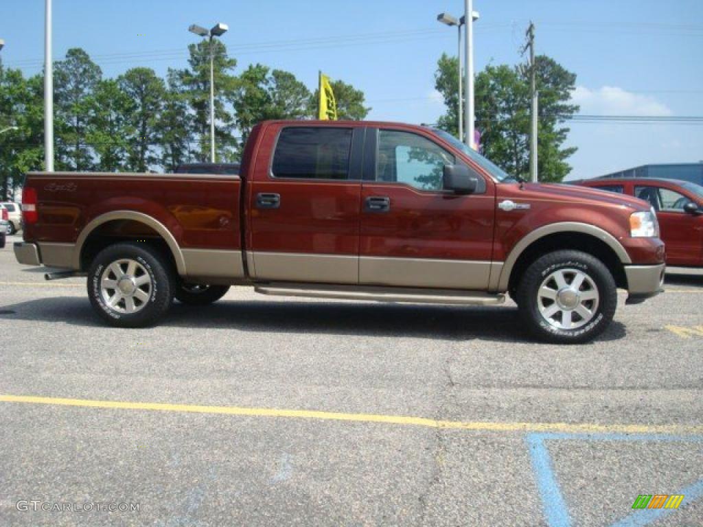 2006 F150 King Ranch SuperCrew 4x4 - Dark Copper Metallic / Castano Brown Leather photo #6