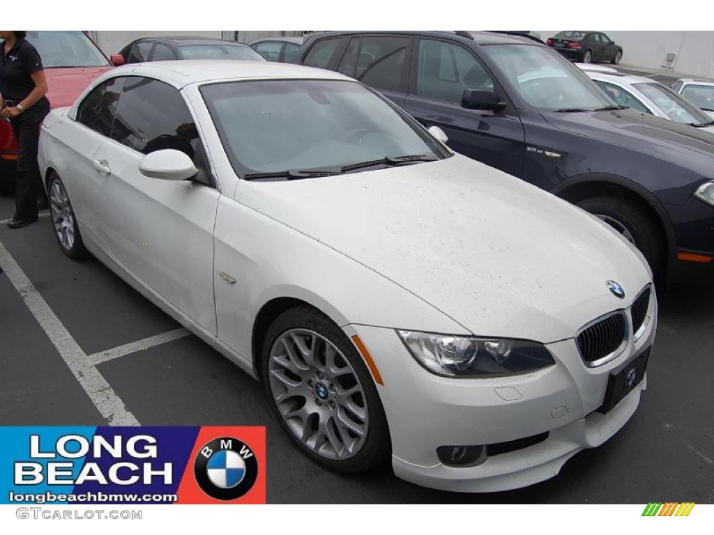 2008 3 Series 328i Convertible - Alpine White / Black photo #1